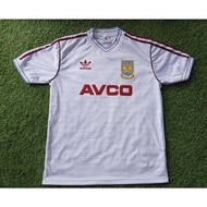 West HAM AWAY RETRO Ball JERSEY 85/86