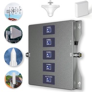 Mobile Phone Signal Booster 3G 4G LTE 5G Five Band 28/8/3/1/7 700MHz 900MHz 1800MHz 2100MHz 2600MHz 