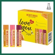 [BURT'S BEES] Love You Gift Set, 3EA Set, Honey, Grapefruit, Pomegranate, 1 Set 4.25g*3ea