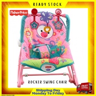 Fisher Price Newborn to Toddler Portable Rocker Swing Chair Infant Bouncer Ready stock Buaian Multif
