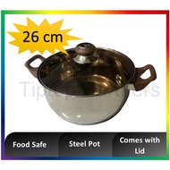 Sauce Pot 26cm (Stainless Steel)