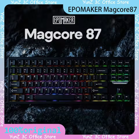 EPOMAKER Magcore87 Magnetic Axis Keyboard RGB Customized Inductive Axis New Hot swappable Electronic