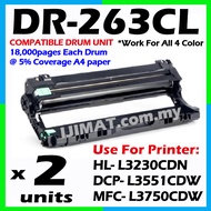 Compatible Drum Brother DR263 DR-263CL TN-263 TN-267 HLL3230CDN DCPL3551CDW MFCL3750CDW L3230CDN L35