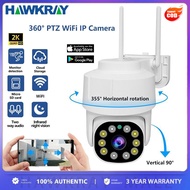 Hawkray กล้องวงจรปิด ° 360 K FHD กล้องรักษาความปลอดภัย IP Wi-Fi-IP66กันน้ำแสงแฟลชไนท์วิชั่น IR SD64G