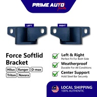 Force softlid crossbar bracket