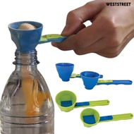 Weststreet 1/2Pcs Protein Powder Funnel Spoon No Spill Egg Yolk Separator Accurate Measurements Kitc