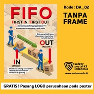 Safety Poster K3: First In First Out Management Exit Goods Warehouse Kitchen Restaurant Food and Bev