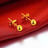 【ส่งของภายใน24ชม】earrings ต่างหูทองคำแท้96 ต่างหูมินิมอล ต่างหูผู้หญิง ต่างหูเกาหลี ผญ ที่เจาะหูเอง ต่างหูทอง 1 กรัม สินค้าขายดี ชุบเศษทองเยาวราช ชุบทอง100% ต่างหูทองคำแท้ ทองปลอมไม่ลอก เครื่องประดับ ผู้หญิง ของขวัญ ลูกปัด ทอง1บาทของแท้