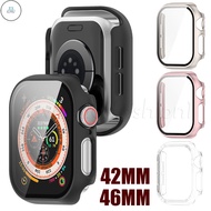 KMV Tempered Glass for Apple Watch 10 - Multicolor, Anti-Scratch, High-quality - for IWatch Series 1