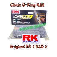 RK Rantai 428 O-Ring Gold Chain (KLO) 122L/ 132L (100% Original RK)Spoket Rantai O RING Oring Y15 Y1