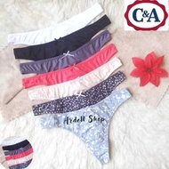 Ac C&amp;A GSTRING Panties Women Plain MOTIF M XL UNDERWEAR BRANDED GPR