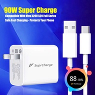For VIVO X200 90W Charger, S20 Pro, S20 & X200 Pro Mini Charge Kit, 90W Flash Charge Cable