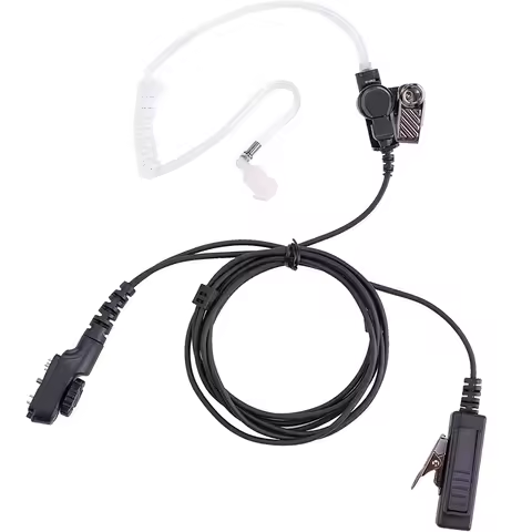 ICCL-Big PTT Acoustic Tube Earpiece Headset for Hytera,PT580,PD700, PD702, PD780, PD782, PD785, PD78