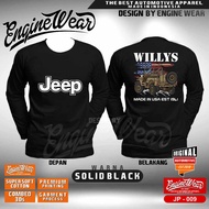 Jeep willys T-shirt Car T-shirt Offroad Shirt 4x4 4WD Four wheel drive wrangler CJ7 rubicon automoti