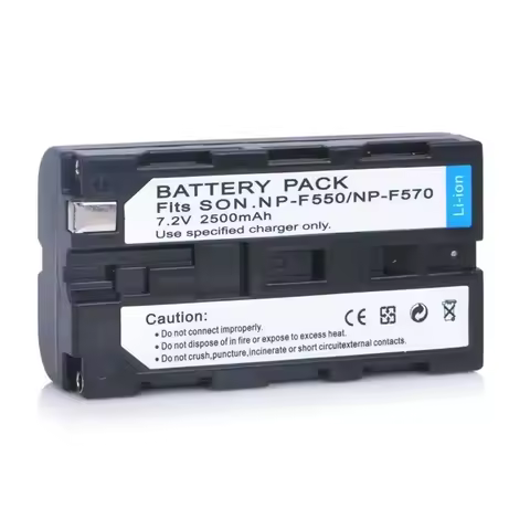 NP F550 NP-F570 Camera Battery 7.2V 2500mAh+LCD USB Charger For Sony NP-F330 NP-F530 NP-F570 NP-F730