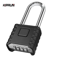 KIPRUN Heavy Duty Combination Padlock,  Large 4 Digit High Security Padlock, Weatherproof Lock for F