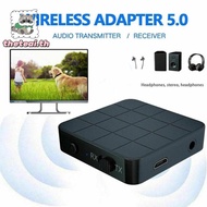 THETEAI Audio Transmitter Receiver, Bluetooth 5.0 RCA Connection Bluetooth Adapter, HD with 3.5mm Mi