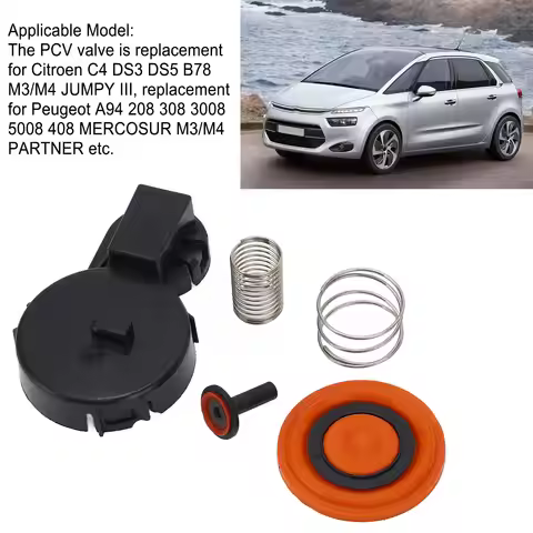 1 Set 0248S0 PCV Valve Cover Cap Membrane 9688939180 for PEUGEOT 207 208 308 3008 for Citroen C4 DS3