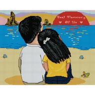 PINN SHOP Cross Stitch Kit : Best memory of us [49-M]