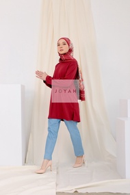 Joyah Premium Jersi Muslimah/XS-XL/Baju Sukan Muslimah/Plain Jersi/ Microfiber Eyelet