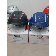 nón bảo hiểm Mũ bảo hiểm Honda nửa đầu Matt CÓ KÍNH (HONDA)