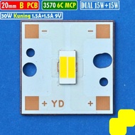 MCP B 3570 20mm 30W 6C Dual Kuning Kuning LED Laser BiLED RTD AES 9V