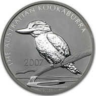 2007 Australia 1 oz Silver Kookaburra