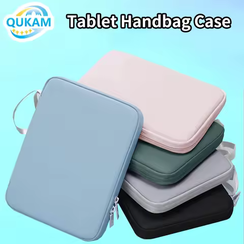 QUKAM 2025 Tablet Handbag Case 10-13In iPad a16 Case Fits iPad Air 10.9 in Pro 11 12.9 Samsung Xiaom