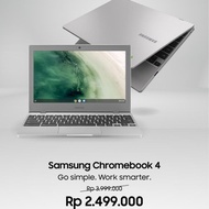 READY laptop samsung chromebook 4