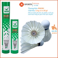 Seagull Wood Base Badminton Box, Duck Feather Shuttlecock, White Feather Shuttlecock, Practice Duck 