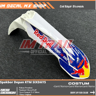 Spakbor Slebor Depan Trail Supermoto KTM 250 Sixdays Dan Decal Striping