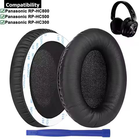 Replacement Earpads Ear Cushion Pads for Panasonic RP-HC800 RP-HC500 RP-HC300 Noise Cancelling Over-