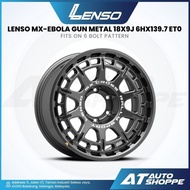 Lenso MX-Ebola - Gun Metal 18x9J ET0 6x139.7 (1 Piece)