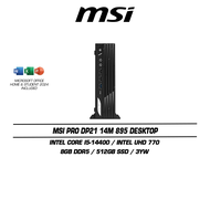 # MSI PRO DP21 14M-895MY Desktop w/ Intel Core i5 CPU / Intel UHD / 8GB / 512GB / W11 / OPI #