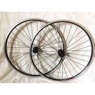 *~(疾風單車)全新 26" 登山車輪組 32H 雙層手工編織輪組 V煞 附快拆及高壓襯袋 平價版/補修(AN5)
