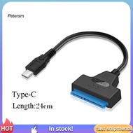PP   39cm Rapid Type-C/USB 20 to SATA Cable Adapter Converter for 25 inch HDD/SSD