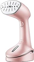 GeRRiT Steamer for Clothes, Powerful Travel Steamer. Handheld Garment Steamer, Wrinkle Remover. Portable Fabric Steam Iron. Clothing Accessory (Color : Pink)