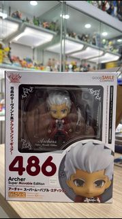 (N)開封品 缺箭 GSC Good Smile Company Nendoroid 486 Fate/Stay Night Unlimited Blade Works Archer 衛宮 黏土人 4