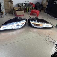 （詢價）瑞宇 奧迪R8大燈總成 r8高配LED車頭燈 前杠機蓋葉子板 原裝