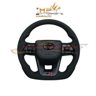Toyota LC300 Design GR CARBON Steering Wheel GR Leather Steering Toyota GR Steering