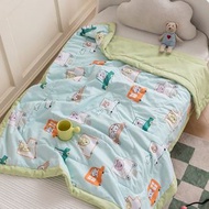 兒童夏涼被 單人空調被 幼稚園午睡小薄被寶寶午休被子 學生（平行進口）（快遞送貨上門）