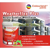 (18L) Weatherflex Plus / Colourland Paints / Acrylic Exterior Wall Finish / ( 49 Perfect Colours Bol