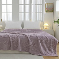 100x150/150x200/180x200/200x230cm Korean butterfly Taffu solid color jacquard multifunctional blanke