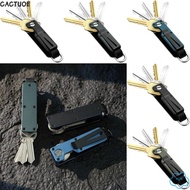 CACTUOE Key Organizer, Metal with Screwdriver Keys Fob with Clip,  Modern Multi-function Holds 2-6 K