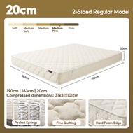 MODOFO Pocket Spring Mattress with Breathable Mesh Fabric