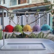 GANTUNGAN PREMIUM Amigurumi Baby Whale Keychain | Mini Whale Bag HP Keychain