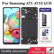 For Samsung A71 A715 LCD display replacement with frame screen replacement part