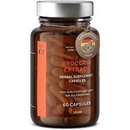 CLAV Broccoli Sprout Extract Capsules - Premium Sulforaphane Supplement with 100mg Sulforaphane - An