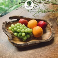 Khay Đựng Hoa Quả Decor Gỗ Lũa Kiểu Dáng Uốn Lượn Tự Nhiên