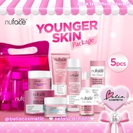 [ YOUNG ] Nuface Younger Skin Package | Facial Wash | Toner | Serum Serum | CreamDAY | Night Cream